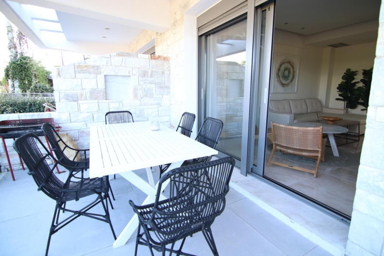 Hanioti Suite Maisonette In Front Of The Sea Exterior foto
